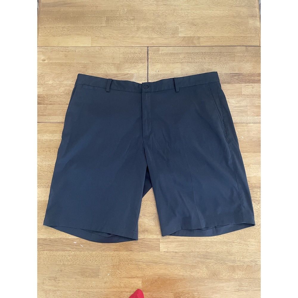 Nike Golf Tour Performance Dri-Fit‎ Black Golf Stretch Flat Front Shorts Size 42